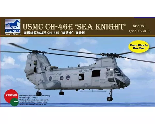 Bronco - CH-46E Sea Knight (4 db van a dobozba)